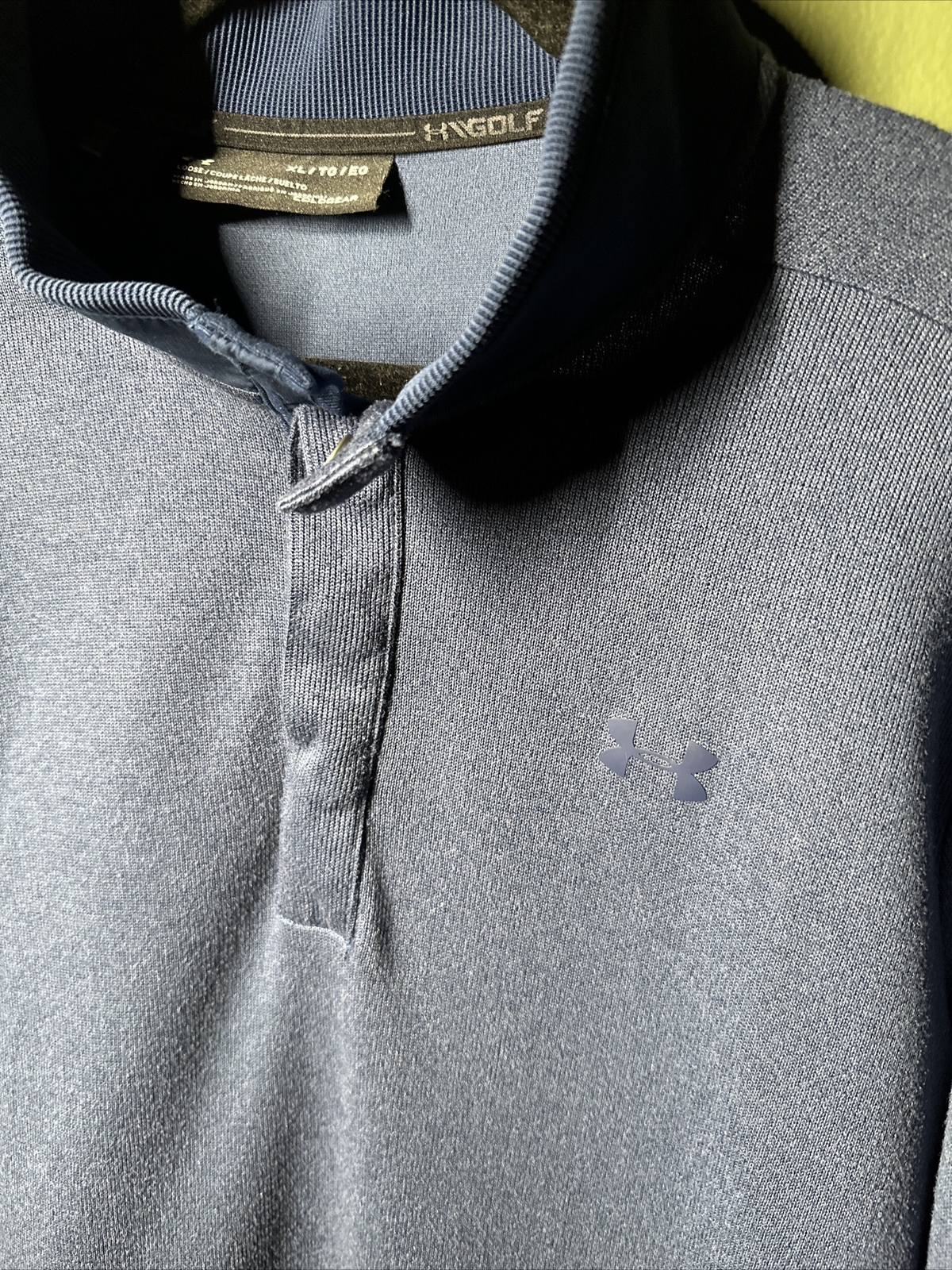 Under Armour Golf Storm Sweater Fleece Blue Snap XL gallery