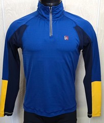 Tommy Hilfiger Athlete Men’s 1/4 Zip Pullover Running Shirt Blue Sz S