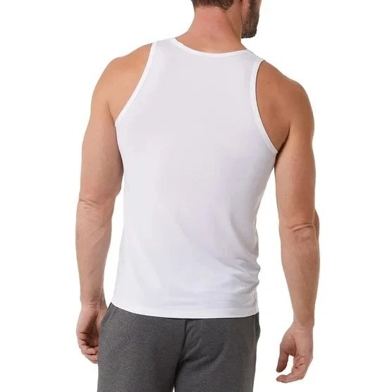 NWT 32 Degrees Cool Men's S White Comfort Mesh Tank 3-Pack B1750 gallery