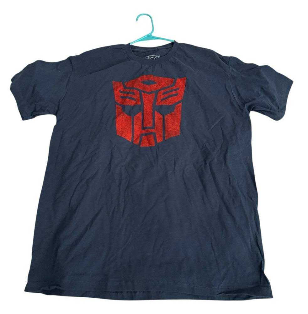 Transformers Mad Engine AutoBots Logo Navy Blue Shirt Mens XL New NWOT
