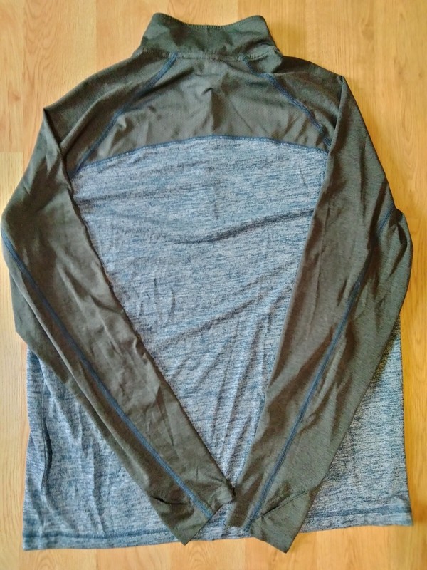 Nordictrack 1/4 Zip Athletic Pullover Blue And Grey Size Large gallery