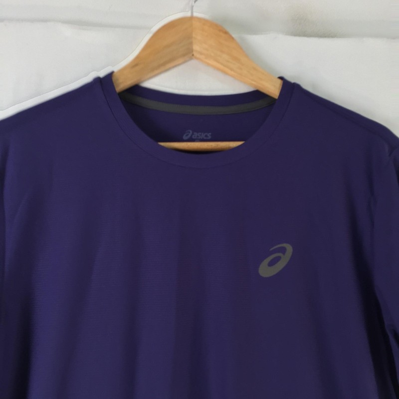 Asics T-Shirt Mens Size L Purple MotionDry Lightweight Running Gym 138077 gallery