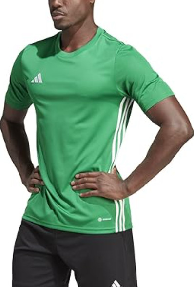 Adidas Tabela 23 Men's Jersey Breathable Lightweight Sz LT3 Green Tall Slim Fit gallery