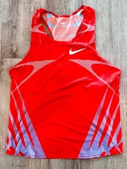 Nike Pro Elite Singlet Running Tank Top Red Blue Made In USA RareN Size XL
