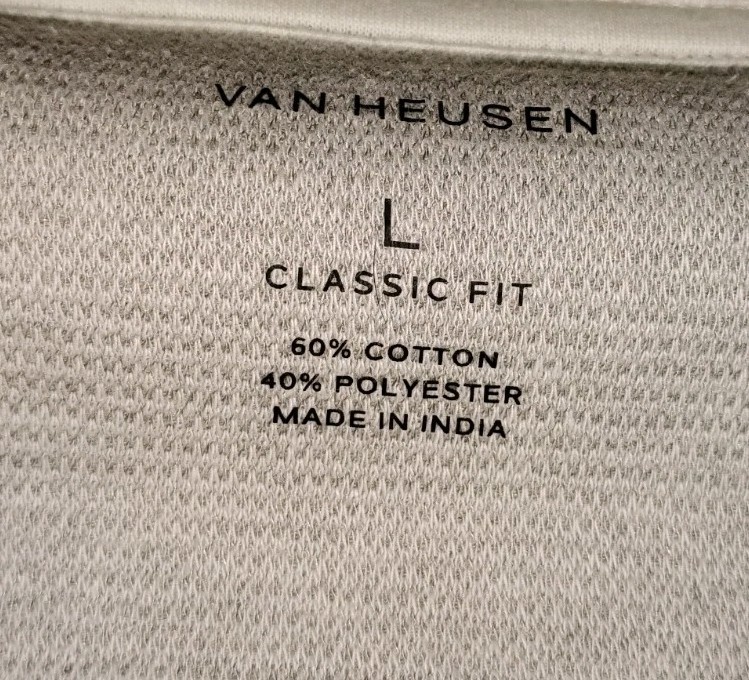 Van Heusen Flex Stretch Classic Fit Mock Neck Quarter Zip Pullover Gray L gallery