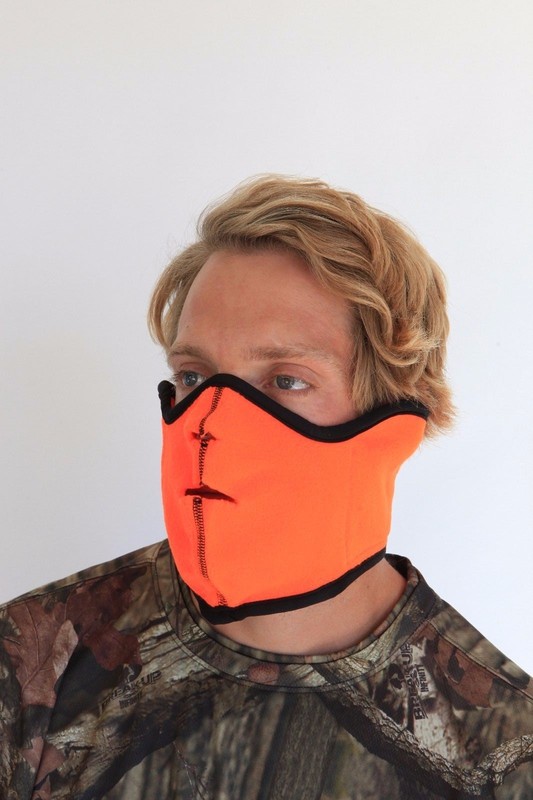 Heated Face Mask with pockets for Hand Warmers - Made in USA Mossy Oak gallery