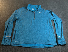 Nike Element Running Shirt Men’s Large Blue Sphere 1/4 Zip Performance Thermal
