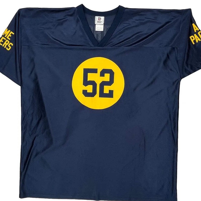 Green Bay Packers N.F.L. Team Apparel Football Football Jersey - 2XL Navy Polyes gallery