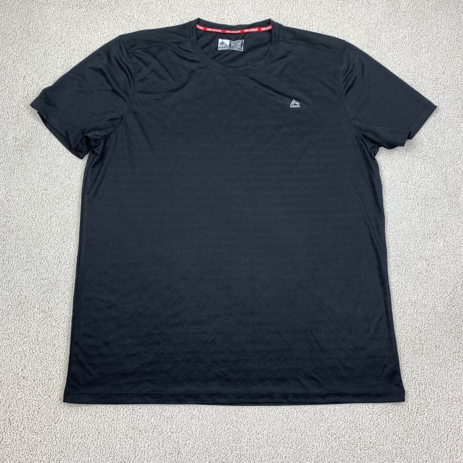 RBX X-Train Performance Shirt Men's 2XL Short Sleeve Black Crew Neck Polyester gallery