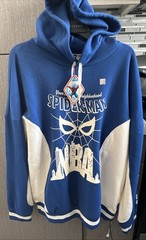 Marvel / Nba Spider-Man Fleece Hoodie Men L NWT
