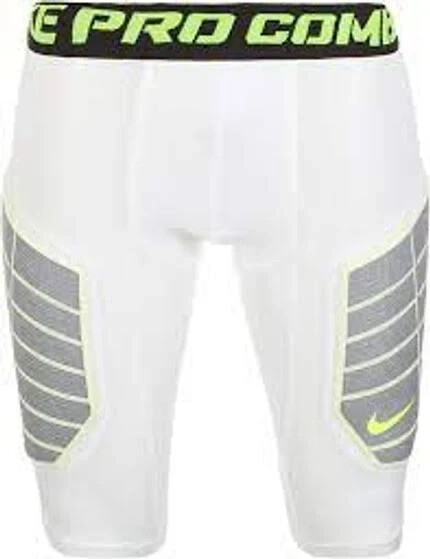 NEW NIKE PRO HYPERSTRONG ELITE COMPRESSION SHORTS WHITE VOLT 618976-010 MENS XL gallery