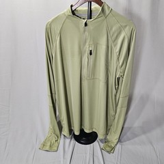 Cabela’s Guidewear 1/2 Zip Pullover Xl Men’s Lime Green Wicking Logo Outdoor