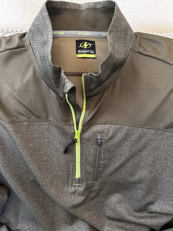 NordicTrack Mens Quarter Zip Pullover XXL. NWOT gallery