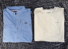 Patagonia Lot XL Outdoors Fishing Hiking Sol Patrol II Capilene Cool Shirts ⭐️