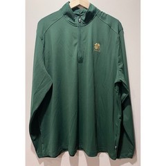Men’s Cutter & Buck Green Notre Dame Fighting Irish Alumni Quarter-Zip Pullover