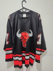 NWOT Vintage WWE WWF The Rock People’s Champ Hockey Jersey Men’s Size 46 Medium