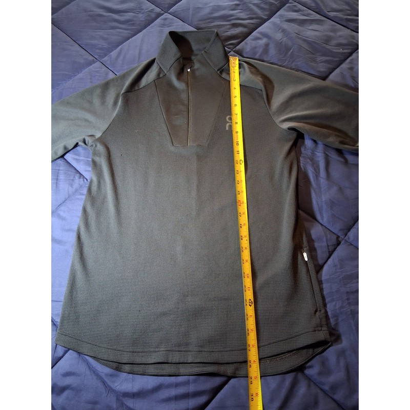 On Running Climate Shirt Mens Medium Quarter Zip Long Sleeve Gray gallery