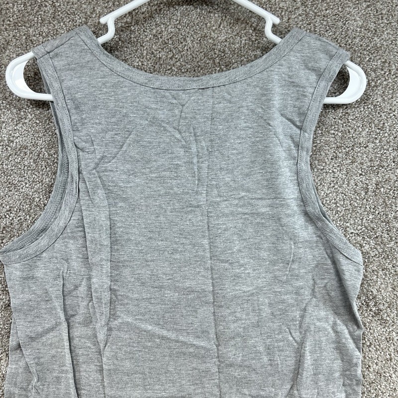 NWT Reebok Men's Regular Fit Small Sleeveless Graphic Shirt Gray Pullover gallery