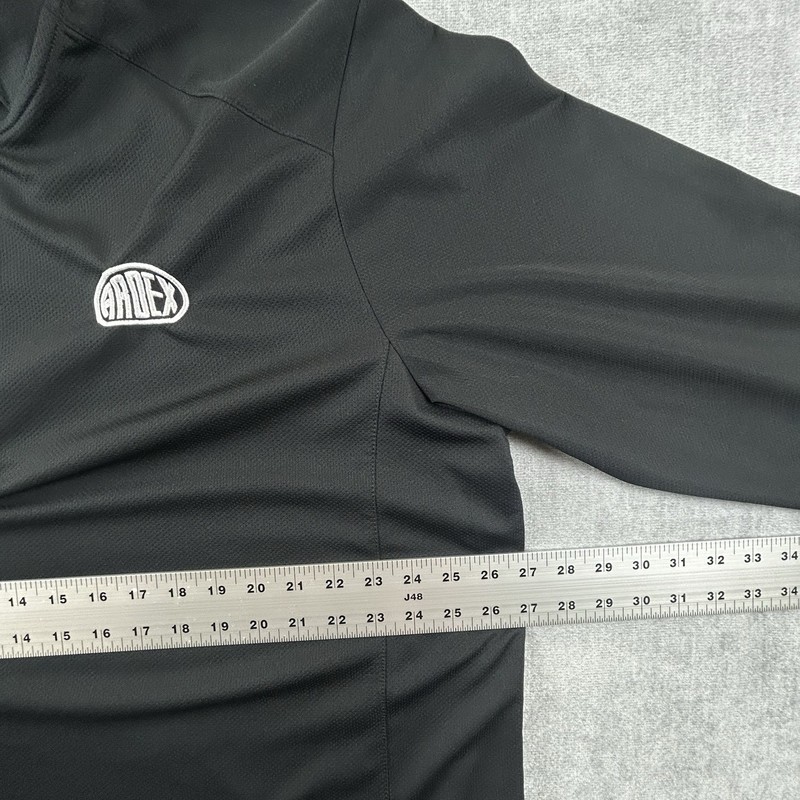 Port Authority Athletic 1/2 Zip Pullover Mens 3XL Black Ardex Logo Long Sleeve gallery