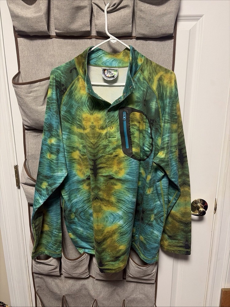 Men's Burton [ak] Quarter Snap Polyester Mid Layer w/ Pocket Size XL Snowsports