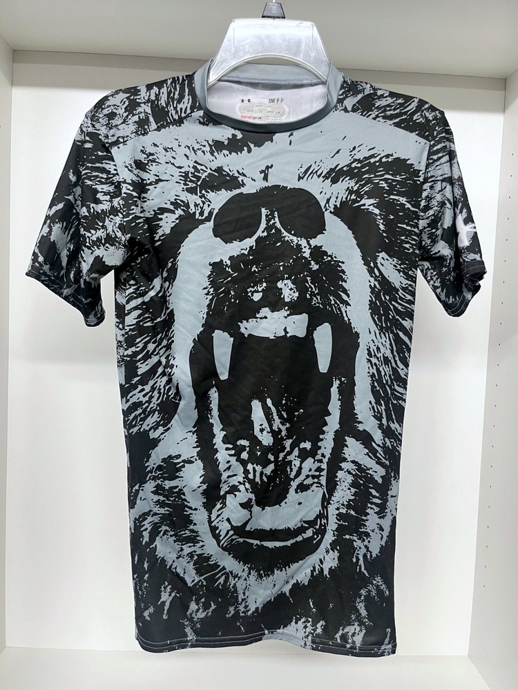 Under Armour Grizzly Bear Heat Gear Compression Shirt, SMALL - Alter Ego!
