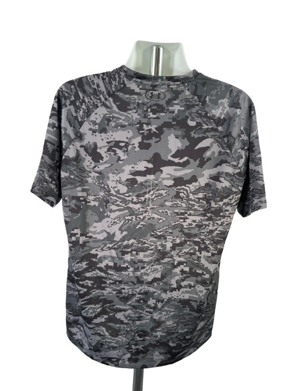 Under Armour Men's Gray Tech Camo 2.0 Athletic T-Shirt - XL gallery