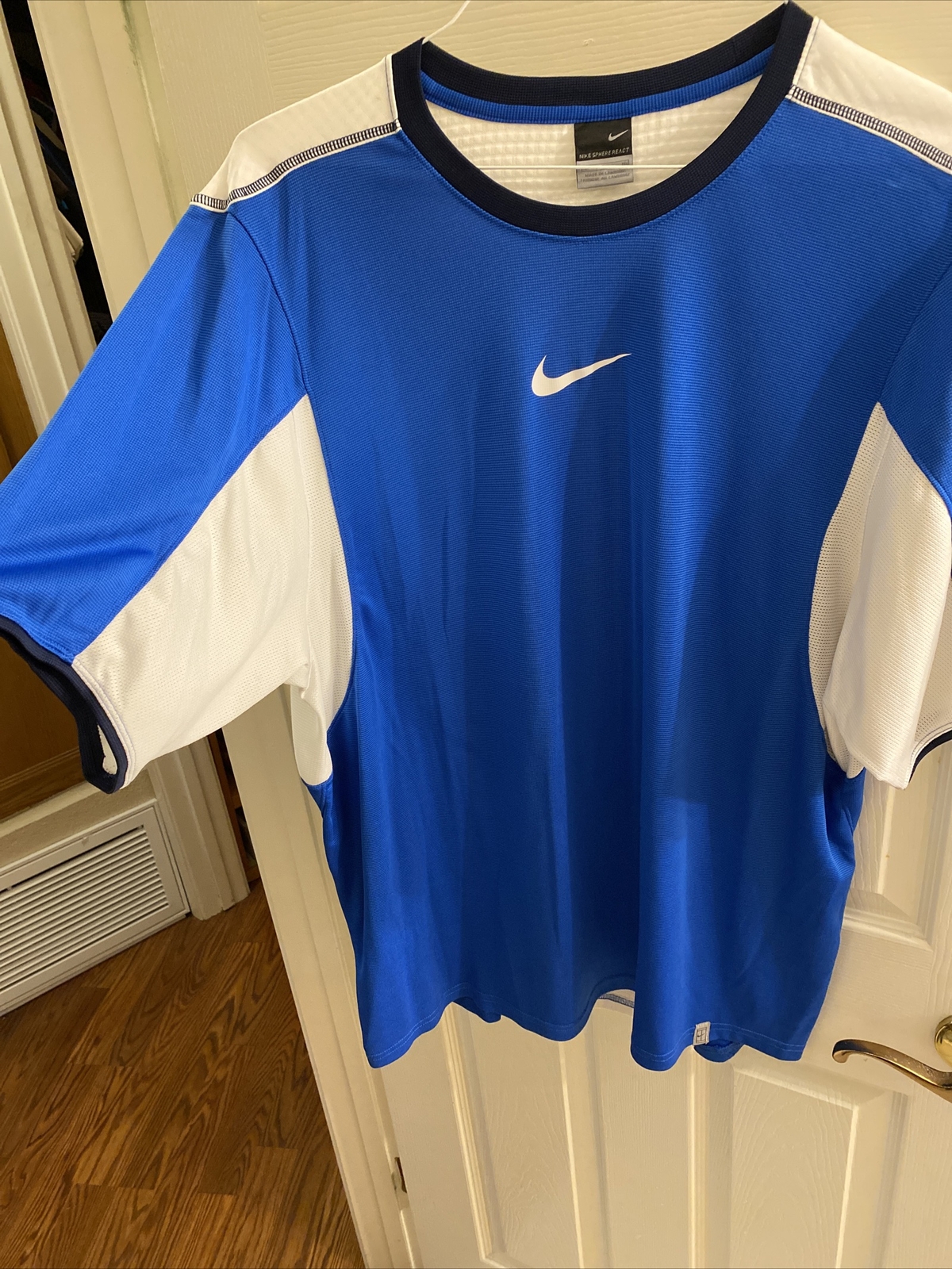 nike tennis shirt - RF Shere React 2005 World Tour finals size XL gallery