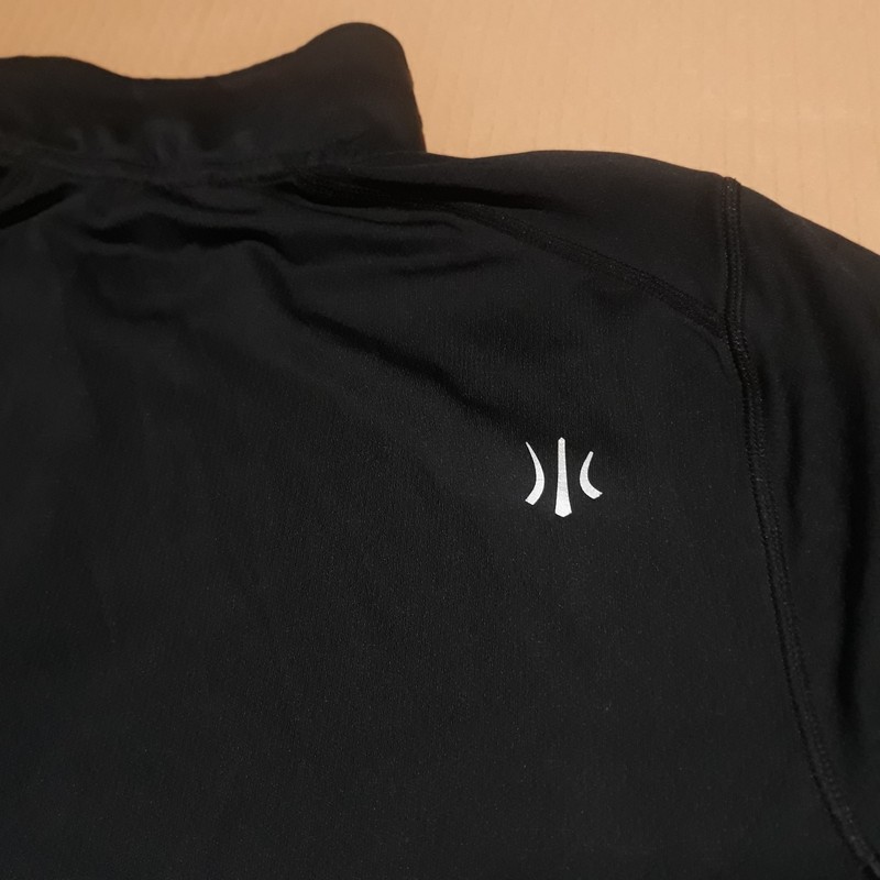 Rhone 1/4 Zip Men's M Performance Jogging Pocket Sweater Black Stretch Pullover gallery