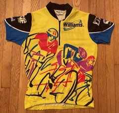 Vintage Y2K Revi Williams 2000 Cycling Biking Shirt Size XL Made In USA