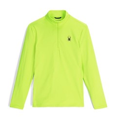 Men’s SPYDER Prospect 1/2 Zip T-Neck Mid-Layer Top – LIME