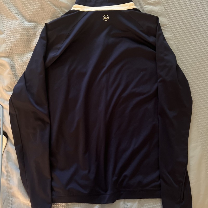 Peter Millar Pullover Men Medium Verge Performance 1/4 Zip Blue Ms24ek42 Stretch gallery