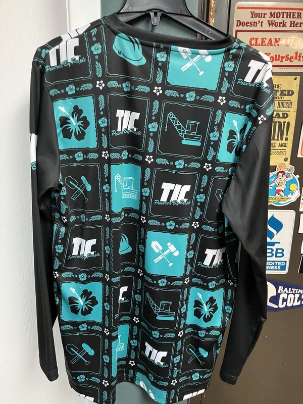 TIC Construction Company L/S Graphic Shirt - Unique Look - Size Large gallery