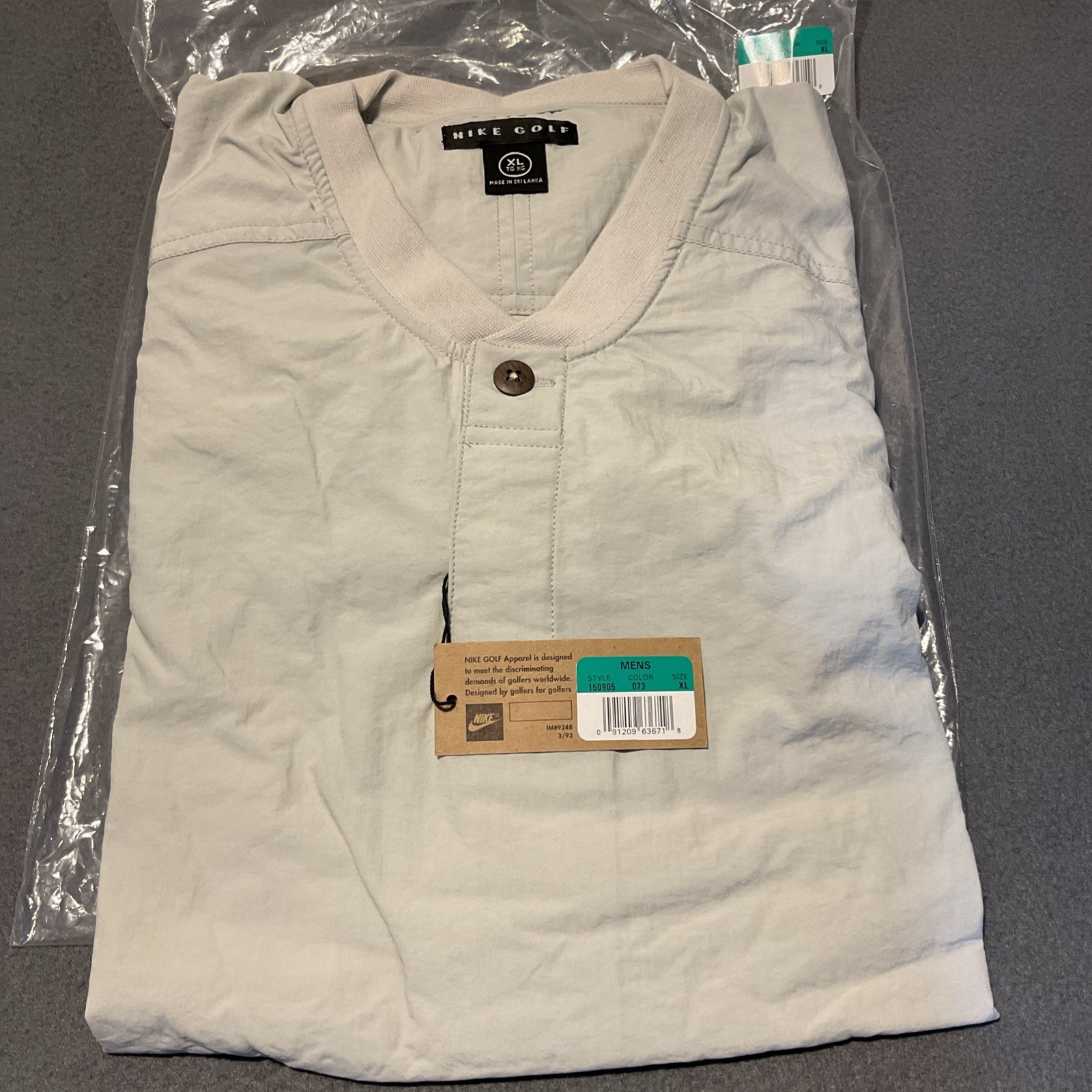 Vintage Nike Golf Pullover | Quarter Button Pullover | Men's XL Style 150905 gallery