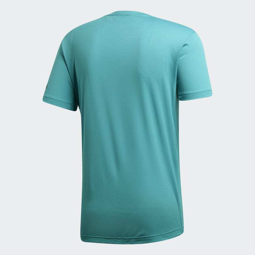 ADIDAS FREELIFT CLIMACHILL TEE MEN SIZE SMALL HI-RES AQUA NEW RUNNING COMFORT gallery