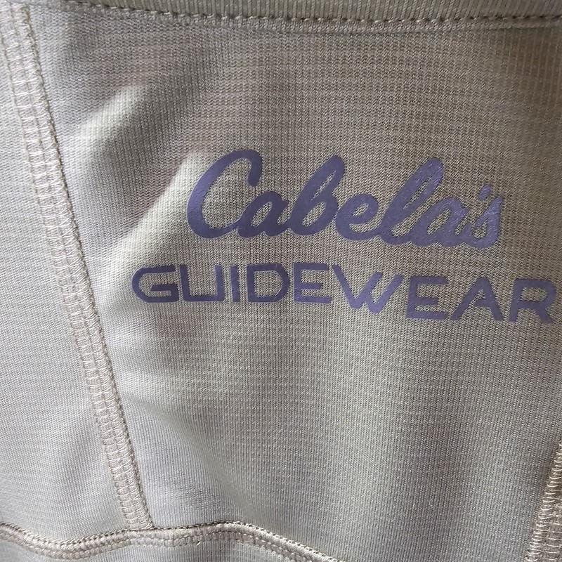 Cabela's Guidewear 1/2 Zip Pullover Xl Men's Lime Green Wicking Logo Outdoor gallery