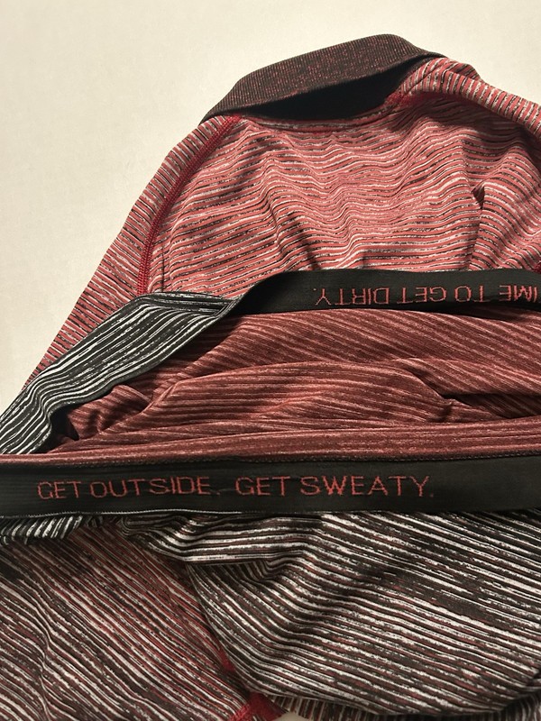 Lululemon Metal Vent Tech Polo Dark Red / White / Obsidian / Black Size Large gallery