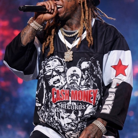 Cash Money Records Hockey Jersey Size Large NWT