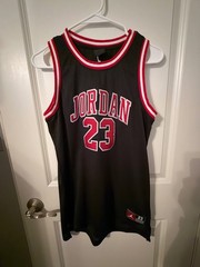 Jordan 23 Black Basketball Jersey Youth Size 16