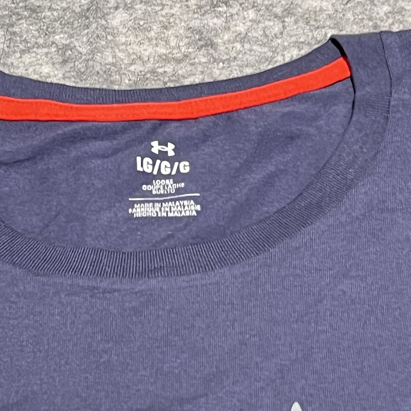 Under Armour Project Rock Veterans Day T-SHIRT MEN'S L BY AIR USA FLAG CREWNECK gallery