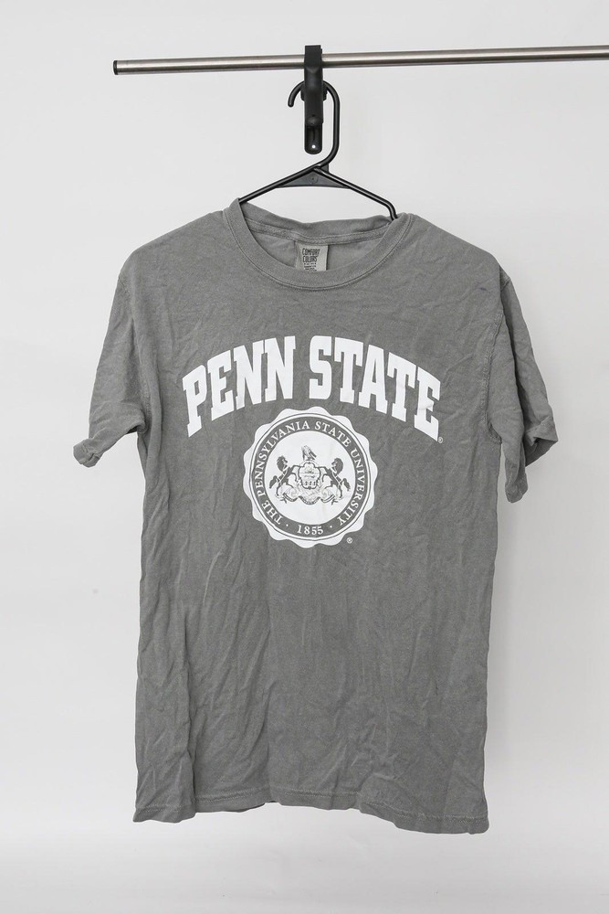 Penn State Grey Dyed Logo Tshirt