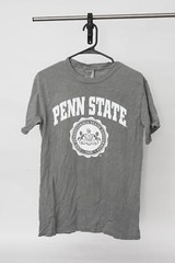 Penn State Grey Dyed Logo Tshirt