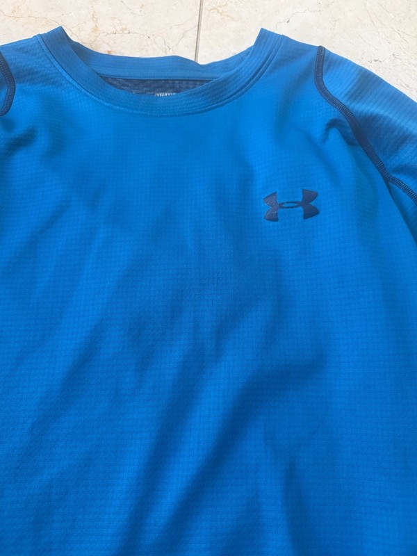 Under Armour Coldgear Blue men shirt medium gallery