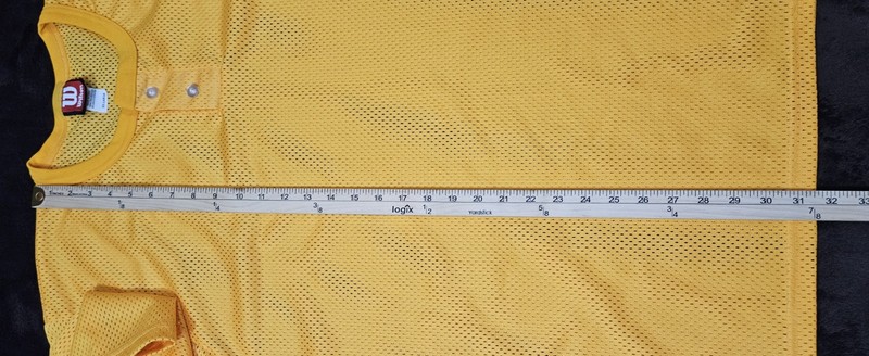 Vintage Wilson Yellow Mesh Practice Jersey Men's Size XXL Made in USA gallery