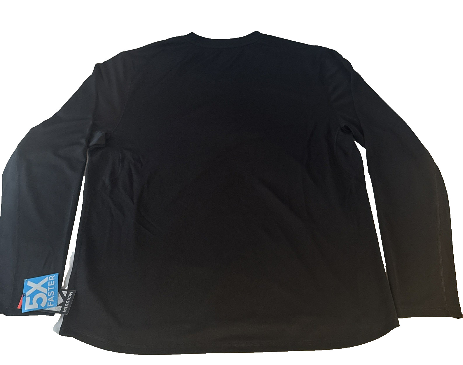 NEW Mission VaporActive Cooling Shirt Mens XXL Black UPF 50 Long Sleeve NWT gallery