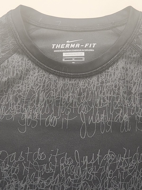 Nike Just Do It Men's Pullover T-Shirt, Size Medium - Black EUC gallery