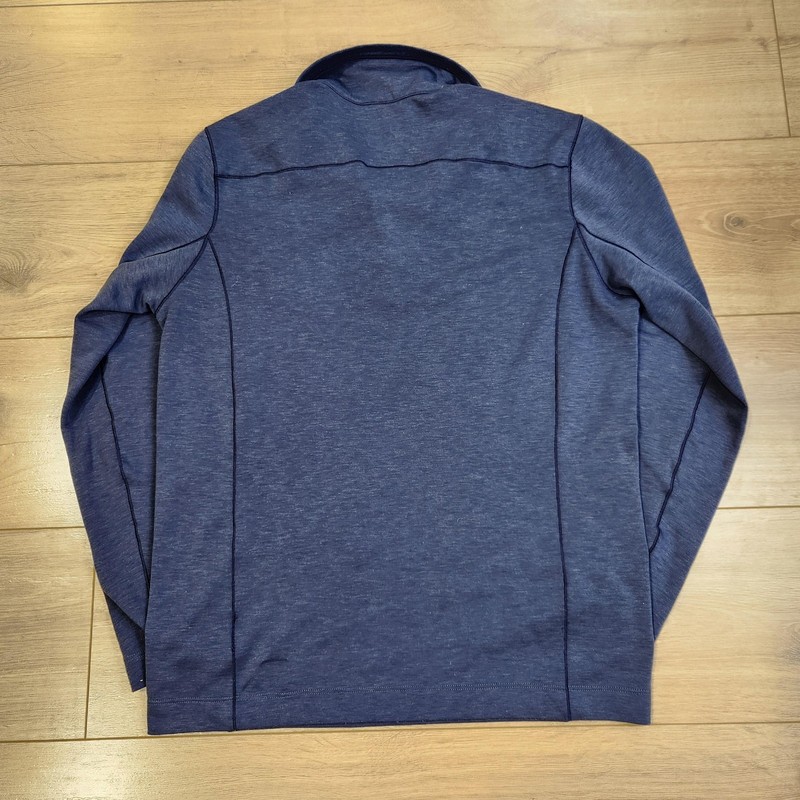 Outdoor Research Pullover Mens Medium Blue Long Sleeve Blackridge 1/4 Zip Hiking gallery