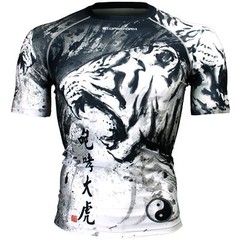 BTOPERFORM FX-338 ROARING TIGER Skin Compression Base layer BJJ Rash guard MMA