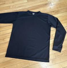 Vintage Polar Skins Base Layer Black Long Sleeve Shirt Men’s Medium USA Made
