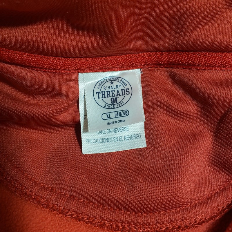 Oklahoma Sooners OU Quarter-Zip Jacket Red XL Extra Large gallery