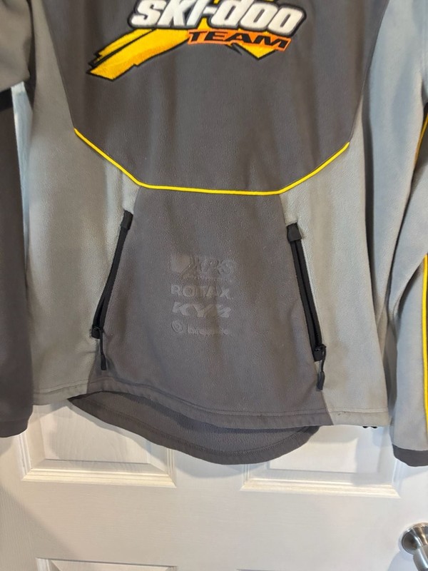 Ski-Doo Men's Team Fleece Pullover Sweatshirt BRP 1/4 Zip Sweater Size Small gallery